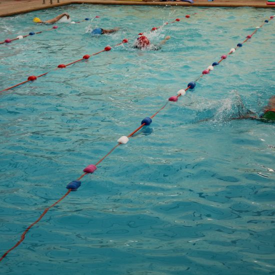 Students in Swimming Lesson