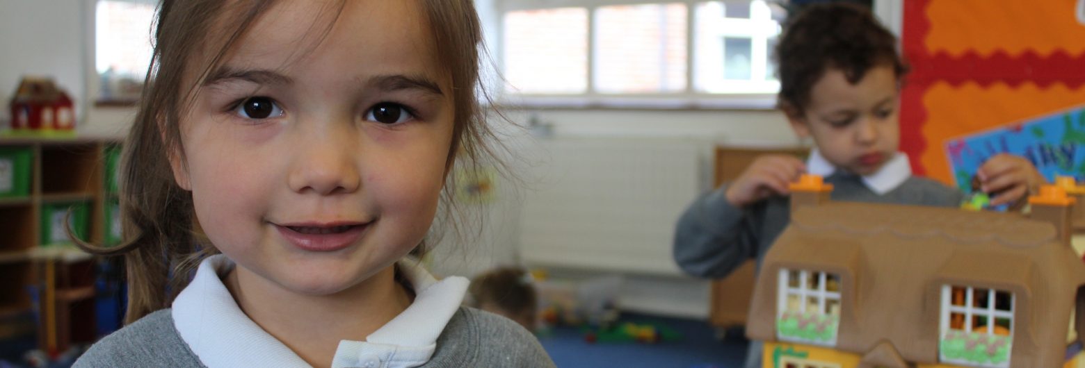 a girl from a private nursery in Surrey