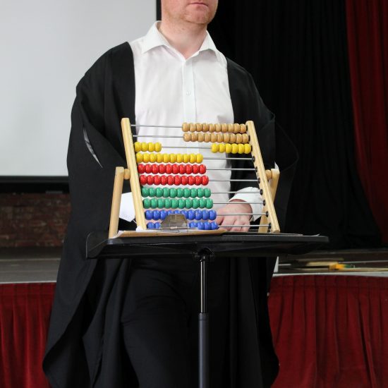 a teacher from a private school in Surrey delivering a victorian lesson
