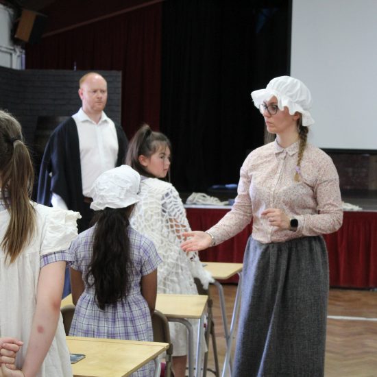 a victorian lesson at a private school in Surrey