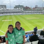 2 girls at the Oval